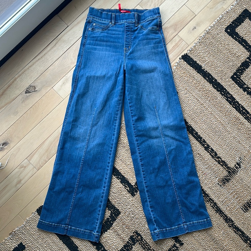 Spanx wide leg jeans with front seam - Size: MEDIUM/TALL